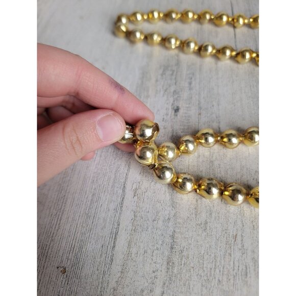 Vintage medium red mercury glass beaded Garland Xmas decor - Picture 3 of 10